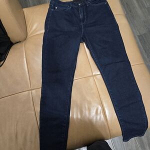 Classic Dark Wash Women's Straight Leg Jeans